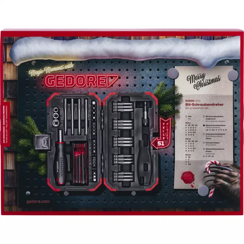 Gedore Advent Calendar R33003151 2025 – įrankių kalendorius, riboto leidimo rinkinys