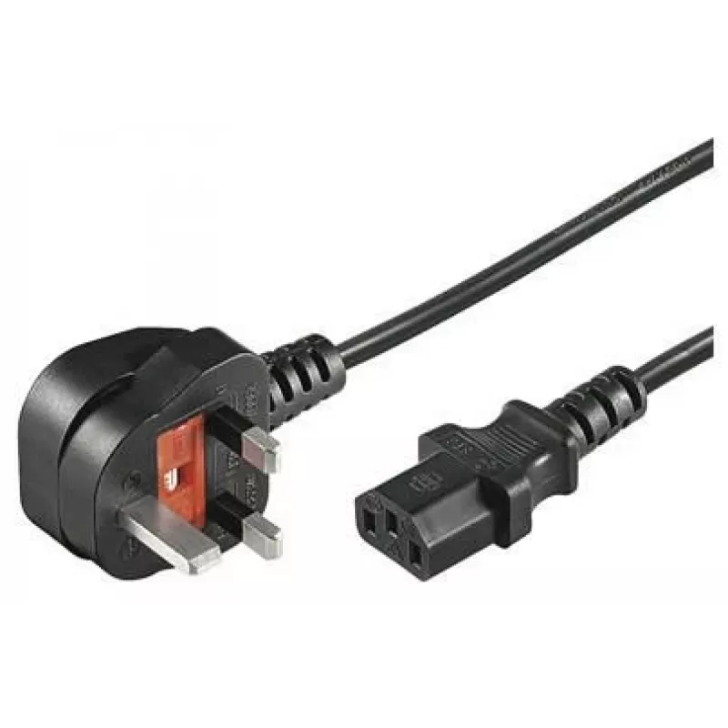 Microconnect PE090430 maitinimo laidas 5 m juodas BS 1363 C13 jungtis