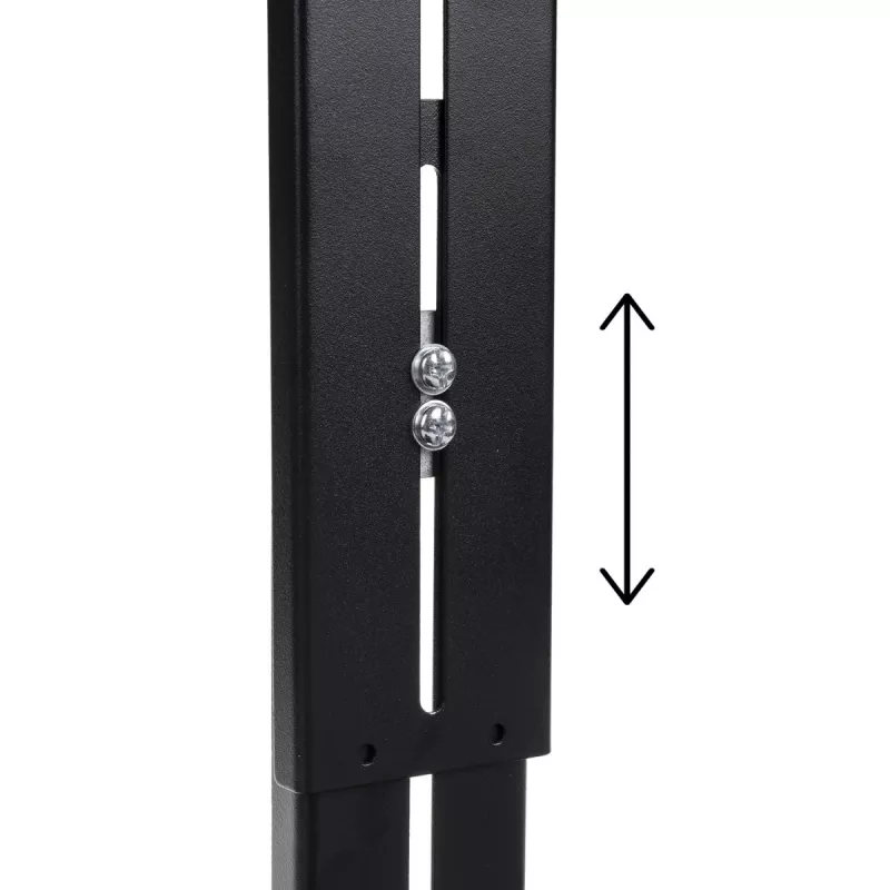 TV laikiklis MACLEAN MC-451 su lentyna ir pasvirimo reguliavimu, VESA 75x75–200x200 mm, iki 20 kg, 15–42 colių ekranams