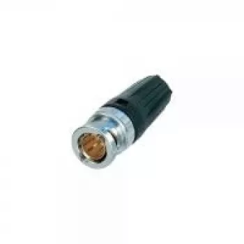 Neutrik NBNC75BDD6 BNC jungtis aliumininė - juoda