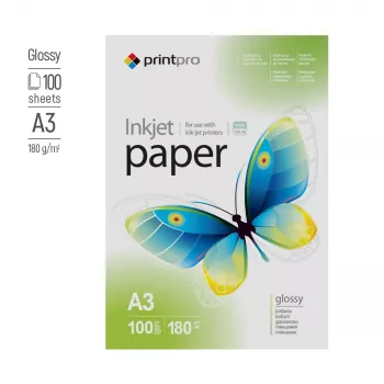 Foto popierius ColorWay PrintPro A3 blizgus 180 g/m² 100 lapų