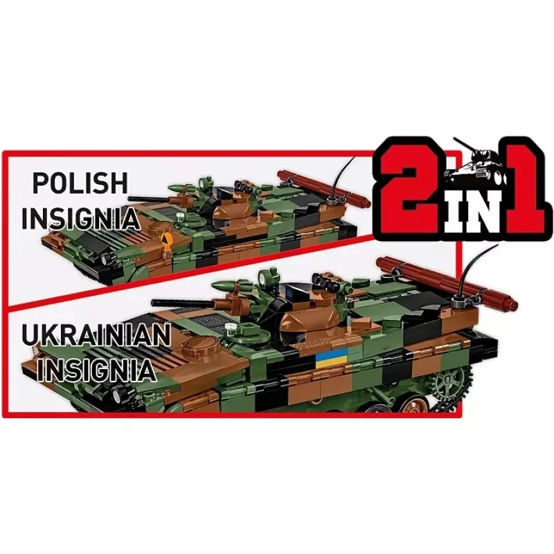 Konstruktorių rinkinys Cobi Armed Forces BWP-1 2630 – Lenkijos/Ukrainos amfibinis pėstininkų kovos mašinos modelis