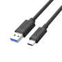 UNITEK USB-C į USB-A laidas, 5 Gbps, 2 m