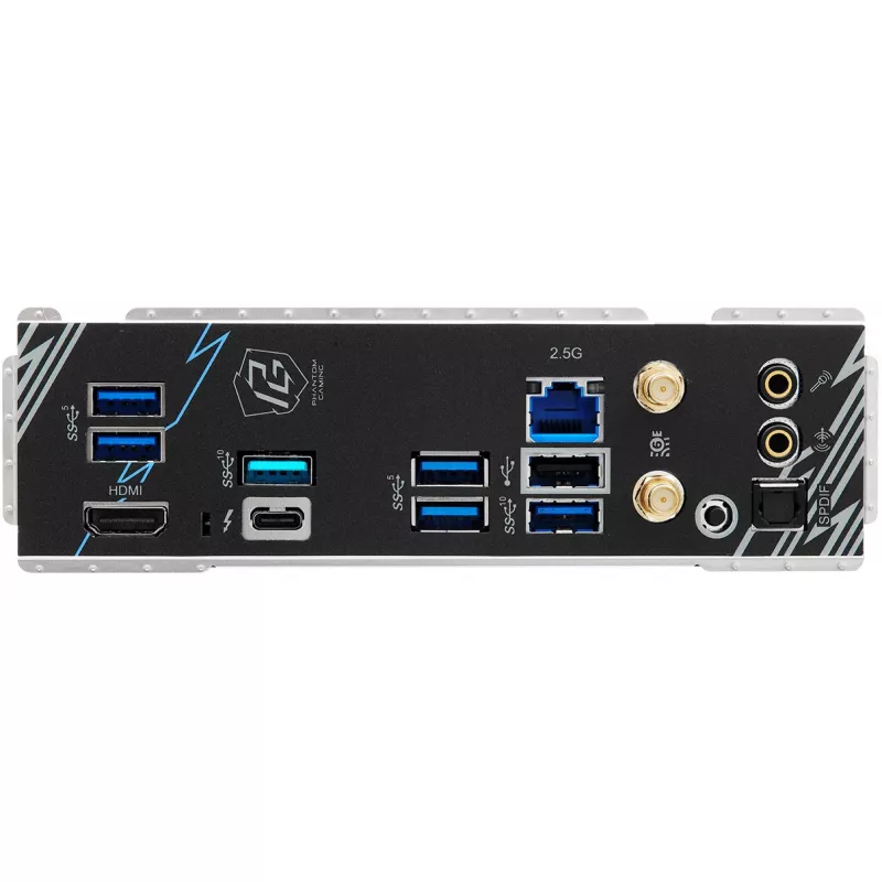 Pagrindinė plokštė ASROCK B860I Lightning WiFi – Intel B860, LGA 1851, Mini-ITX, DDR5, 2x DIMM, 4x M.2, 2.5Gb LAN, Wi‑Fi 6E, Bluetooth 5.3