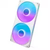 Ventiliatorius NZXT RF-U28HF-W1 140mm 2000 RPM 98.61 CFM Baltas