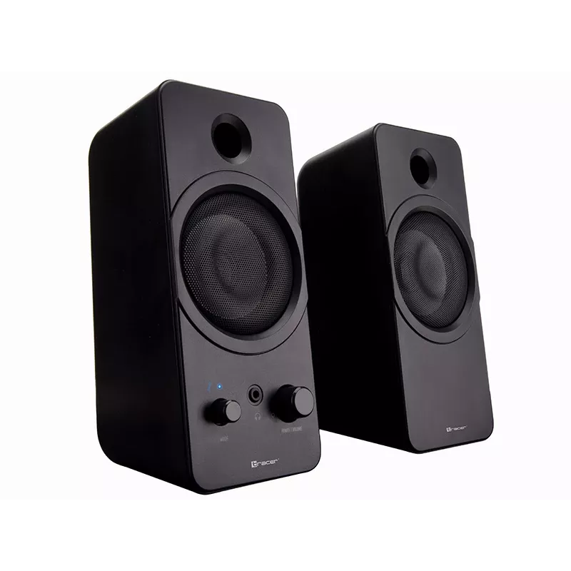 Staliniai garsiakalbiai 2.0 TRACER Mark Loudspeaker 12 W, USB maitinimas, Bluetooth, 2 krypčių, 2 tvarkyklės, juodi