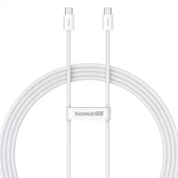 Baseus Superior USB C į USB C duomenų laidas 2 m 30 W Baltas