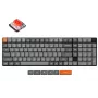 Belaidė mechaninė klaviatūra Keychron K17 MAX RGB juoda – kompaktiškas išdėstymas, Bluetooth ir USB-C ryšys