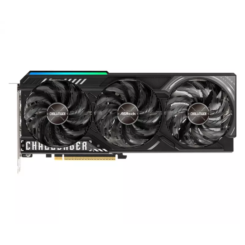 Vaizdo plokštė ASRock Challenger Radeon RX 9070 XT — 16 GB GDDR6, 256 bitų, PCIe 5.0, 3 ventiliatorių aktyvus aušinimas