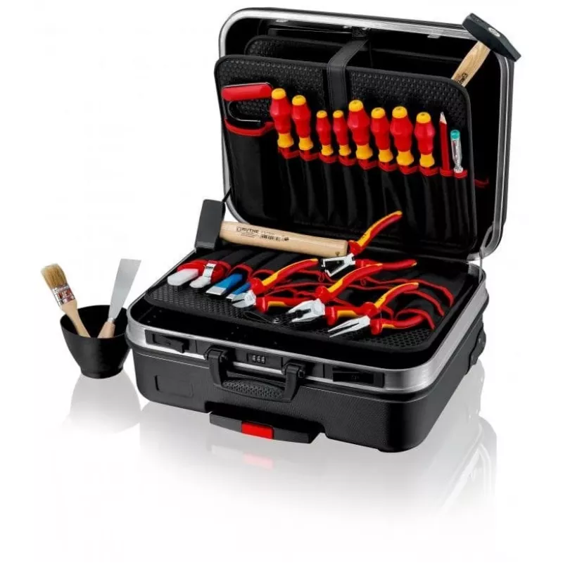 Įrankių rinkinys mechanikams Knipex 00 21 06 HL S, 24 įrankiai