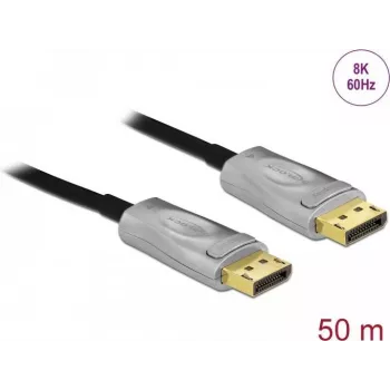 DeLOCK aktyvus optinis DisplayPort 1.4 laidas 8K 50 m