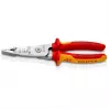 Kabelių nuėmiklis Knipex 13 76 200 ME, 6 mm, nerūdijantis plienas, raudona/geltona