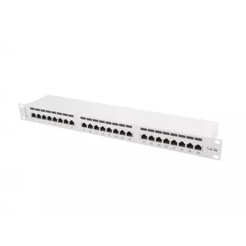 Patch Panel 1U Lanberg PPS5-1024-S 24 prievadų ekranuotas Cat5e