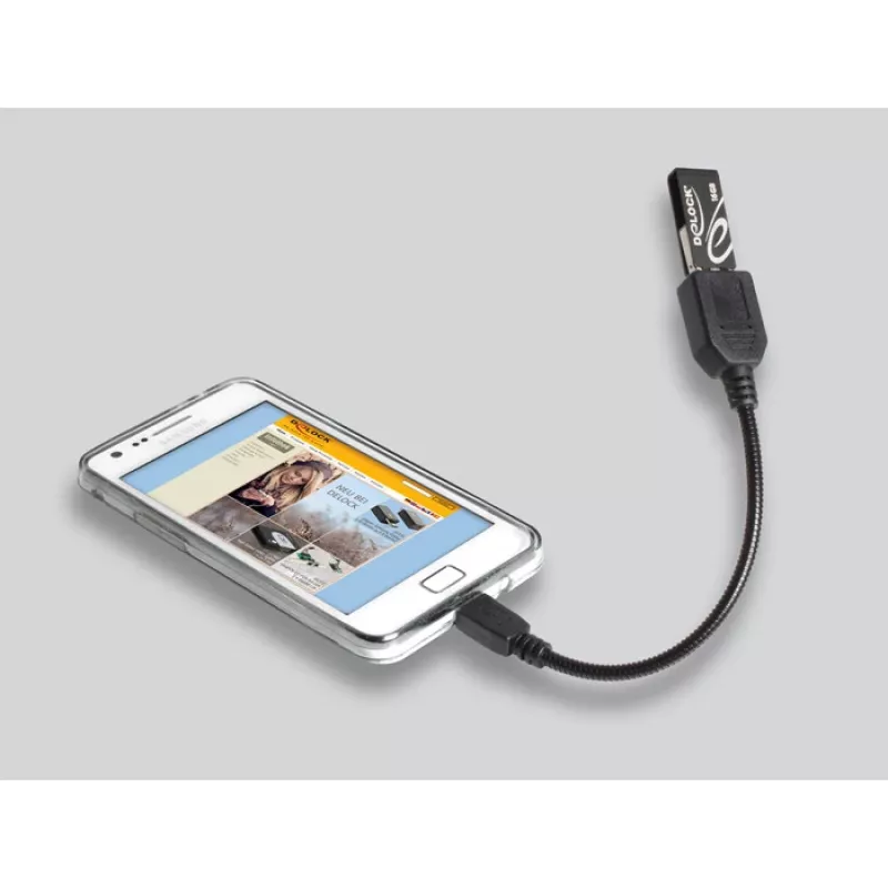 USB laidas Micro-USB B / USB A DeLOCK 83293 0,18 m