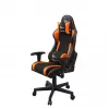 Žaidimų kėdė GEMBIRD GC-SCORPION-04X juoda-oranžinė, ergonomiškas dizainas, reguliuojamas aukštis, aukšta nugara