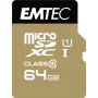 EMTEC Gold+ microSDXC atminties kortelė 64GB Class 10