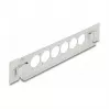 Patch panel Delock 10 colų D-Type 6 prievadų beįrankis pilkas