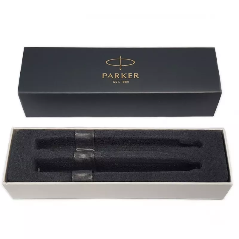 Parker 2093258 rašiklių rinkinys Juoda, Sidabrinė 2 vnt