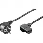 Maitinimo laidas Goobay 96042 juodas 1,5 m CEE7/7 C13 250V 16A