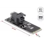 DeLOCK 61070 vidinis SFF-8643 adapteris M.2 vyriškas 32 Gbit/s juodas