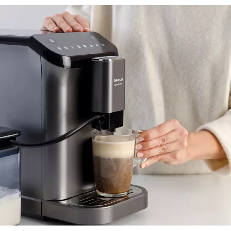 Visiškai automatinis espreso aparatas Taurus Accento Latte su malūnėliu, 1,5 L vandens talpa