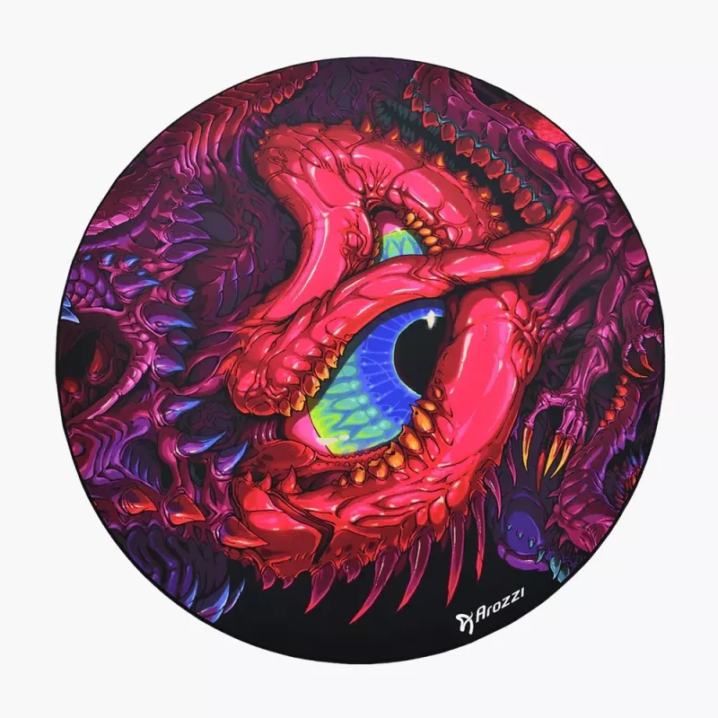 Arozzi Zona Round Floor Pad Crawling Chaos – apvalus apsauginis kilimėlis kėdės ratukams