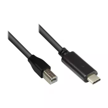 Good Connections USB2.0 laidas C-B juodas 1,8m