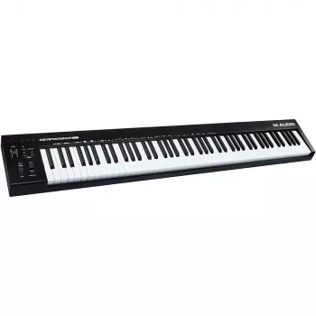 M-AUDIO Keystation 88 MK3 MIDI klaviatūra 88 klavišų USB juoda, balta