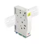 DeLOCK 85936 Optinio pluošto prijungimo dėžutė LC Duplex balta