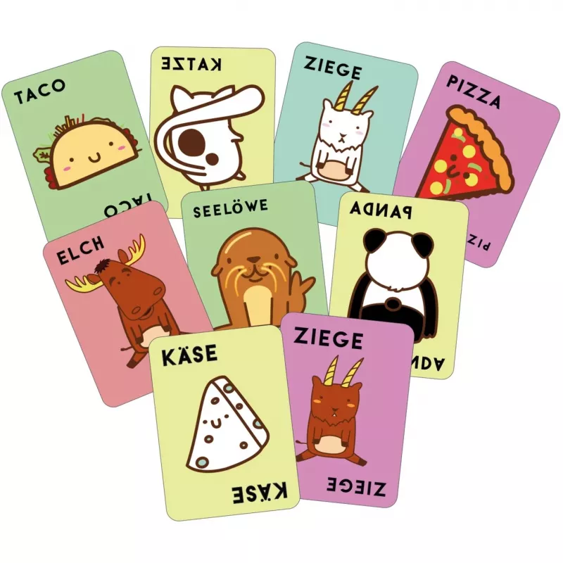 Taco Cat Goat Cheese Pizza: Voll verdreht, kortų žaidimas
