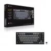 Corsair Gaming K65 Plus Wireless 75% RGB žaidimų klaviatūra, MLX RED - juoda, pilka