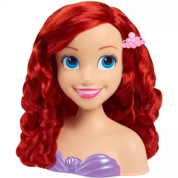 Disney Princess – Ariel Stiliavimo Galva, Makiažo ir Šukavimo Galva