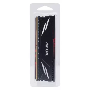 DDR4 16GB 3200MHz CL16 RAM modulis — AFOX GAMING AFLD416PS1CAB, vieno rango, XMP2, 1,35V, juodas šilumos sklaidiklis