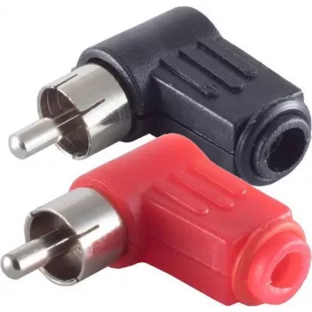 shiverpeaks BS51410-SET RCA laidų jungtis juoda - raudona