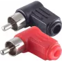 shiverpeaks BS51410-SET RCA laidų jungtis juoda - raudona