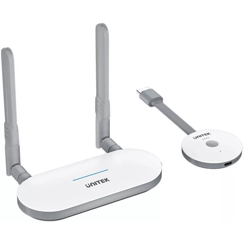 Belaidė HDMI AV signalo perdavimo sistema Unitek V1183A01, siųstuvas ir imtuvas, veikimo atstumas iki 50 m