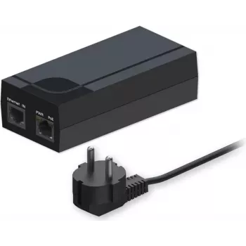 PoE injektorius TELTONIKA PR322EU7 – vieno prievado maitinimas per Ethernet, EU kištukas