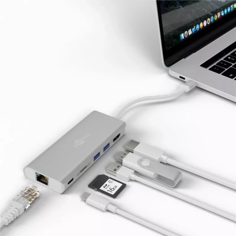 Wentronic goobay USB-C Docking Station (76788) – daugių prievadų stotelė