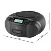 Radijo grotuvas JVC RC-E444B Juodas su CD grotuvu ir FM imtuvu