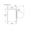 Bosch WNA13401PL Skalbimo džiovinimo mašina 8 kg / 5 kg 1400 aps./min Balta