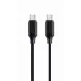 Laidas USB-C vyriškas – USB-C vyriškas, Power Delivery 60W, įkrovimas ir duomenys, 1,5 m
