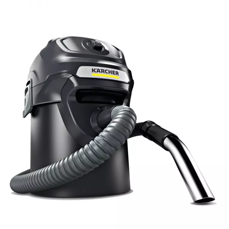 Karcher AD 2 600 AW dulkių siurblys pelenams – sausas, 14 L, 600 AW, žarna Ø 3,5 cm, 1 m žarna, juodas