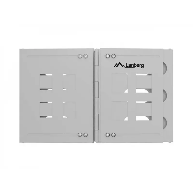 Sieninis 19 colių 6U stovas LANBERG 497x400/240 pilkas
