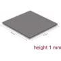Termo padas DeLOCK 18472 3.2 W/m·K Pilkas 100x100x1 mm