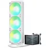 Lian Li O11D EVO RGB + TRYX PANORAMA SE ARGB pilnas skysčio aušinimo komplektas - baltas, 360 mm