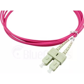 BlueOptics SFP3232FU1MK šviesolaidinis kabelis 1 m SC OM4 rausvai violetinis (SFP3232FU1MK)