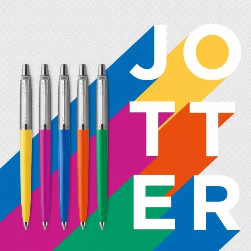 Parker Jotter Originals Blue – įtraukiamas tušinukas su segtuku