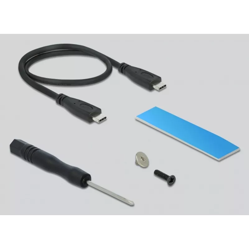 Išorinis korpusas DeLOCK M.2 NVMe PCIe SSD USB 3.2 Gen 2x2