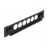 Patch panel DeLOCK 10 col. D-Type 6 prievadų be įrankių juodas