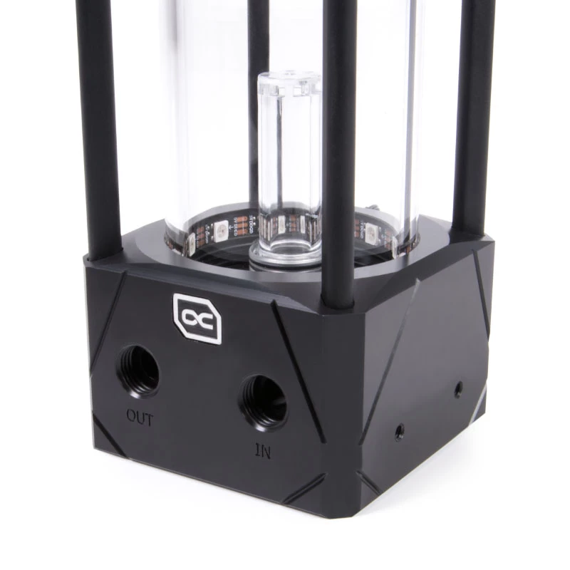Vandens blokas Alphacool 13326 Acetal Aliuminis Stiklas Juodas Skaidrus